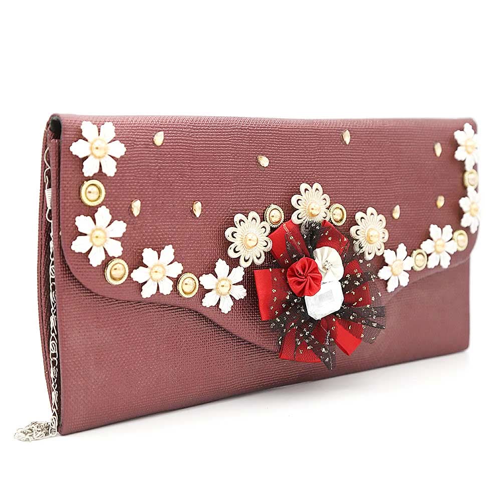 Women's Clutch 9142 - Maroon, Women, Clutches, Chase Value, Chase Value