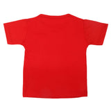 Boys Half Sleeves T-Shirt  - Red, Kids, Boys T-Shirts, Chase Value, Chase Value