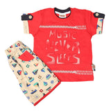 Boys Half Sleeves Suit 6B - 41 - Red, Kids, Boys Sets And Suits, Chase Value, Chase Value