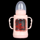 Fish Resistant Glass Feeding Bottle 120ml - Peach, Kids, Feeding Supplies, Chase Value, Chase Value