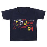 Boys Half Sleeves T-Shirt  - Navy Blue, Kids, Boys T-Shirts, Chase Value, Chase Value