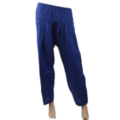 Women's Shalwar With Bottom Lace - Royal Blue, Women, Pants & Tights, Chase Value, Chase Value