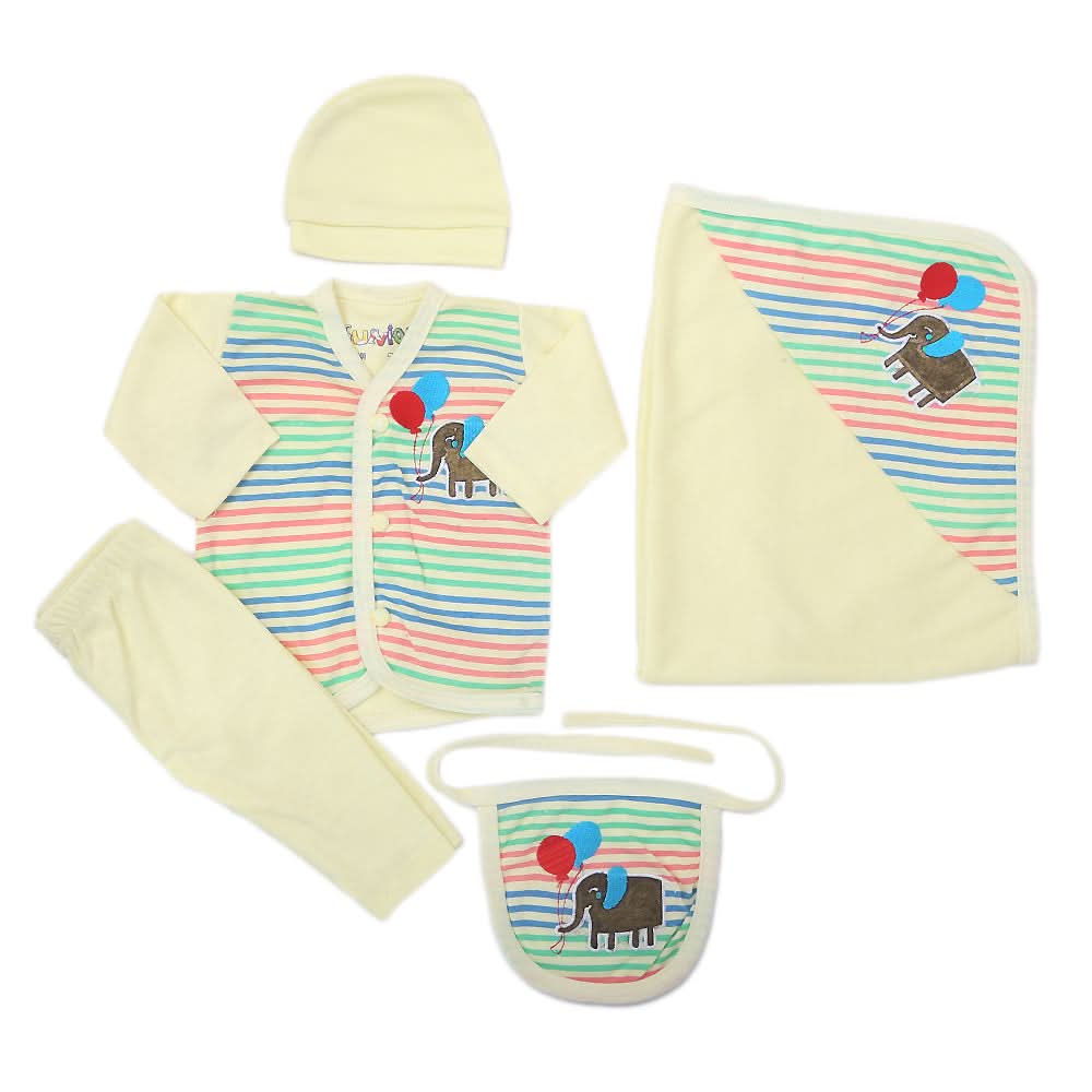 Newborn Unisex 5 Piece Gift Set - Lemon, Kids, Other Accessories, Chase Value, Chase Value