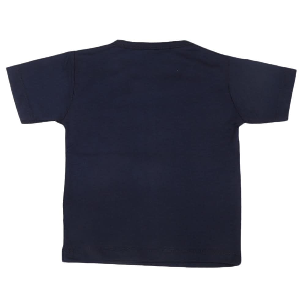 Boys Half Sleeves T-Shirt  - Navy Blue, Kids, Boys T-Shirts, Chase Value, Chase Value