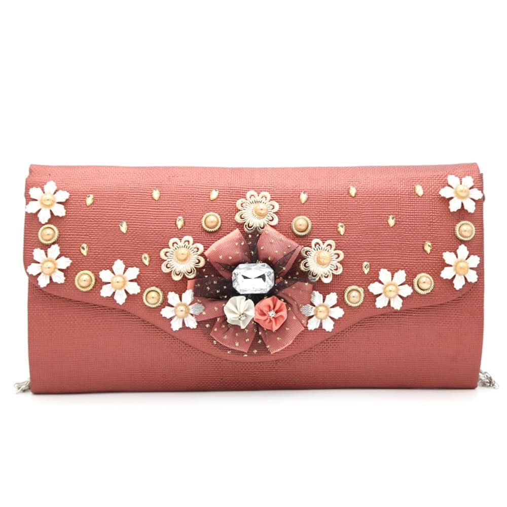 Women's Clutch 9142 - Peach, Women, Clutches, Chase Value, Chase Value