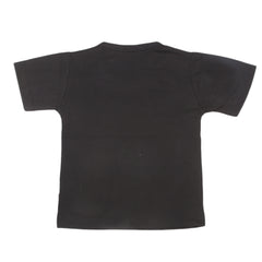 Boys Half Sleeves T-Shirt  - Black, Kids, Boys T-Shirts, Chase Value, Chase Value