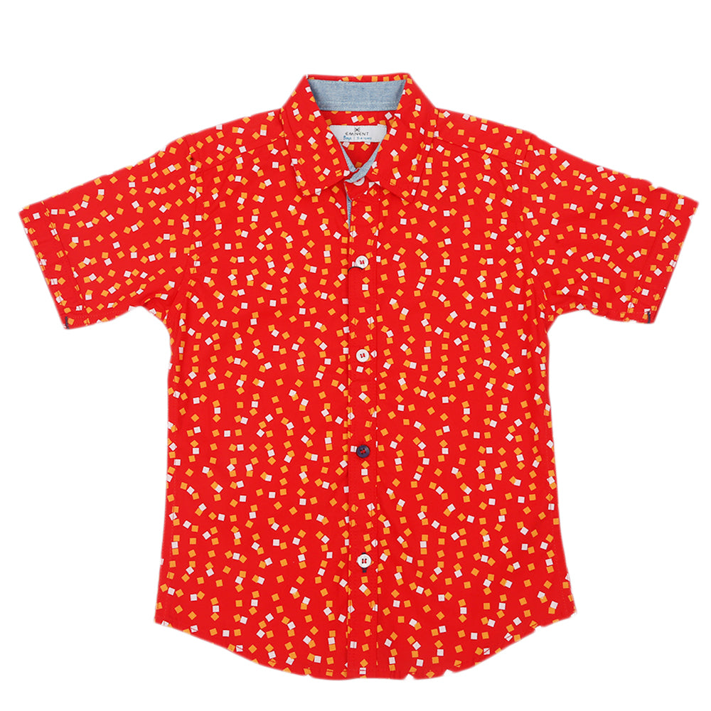 Boys Eminent Casual Half Sleeves Shirt - Red, Boys Shirts, Eminent, Chase Value