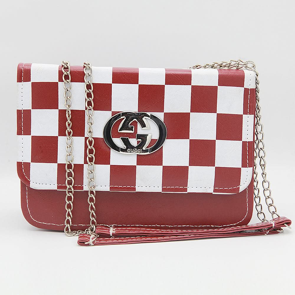 Women's Shoulder Bag (3125) - Maroon, Women, Bags, Chase Value, Chase Value