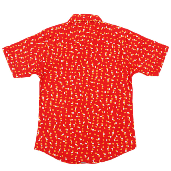 Boys Eminent Casual Half Sleeves Shirt - Red, Boys Shirts, Eminent, Chase Value