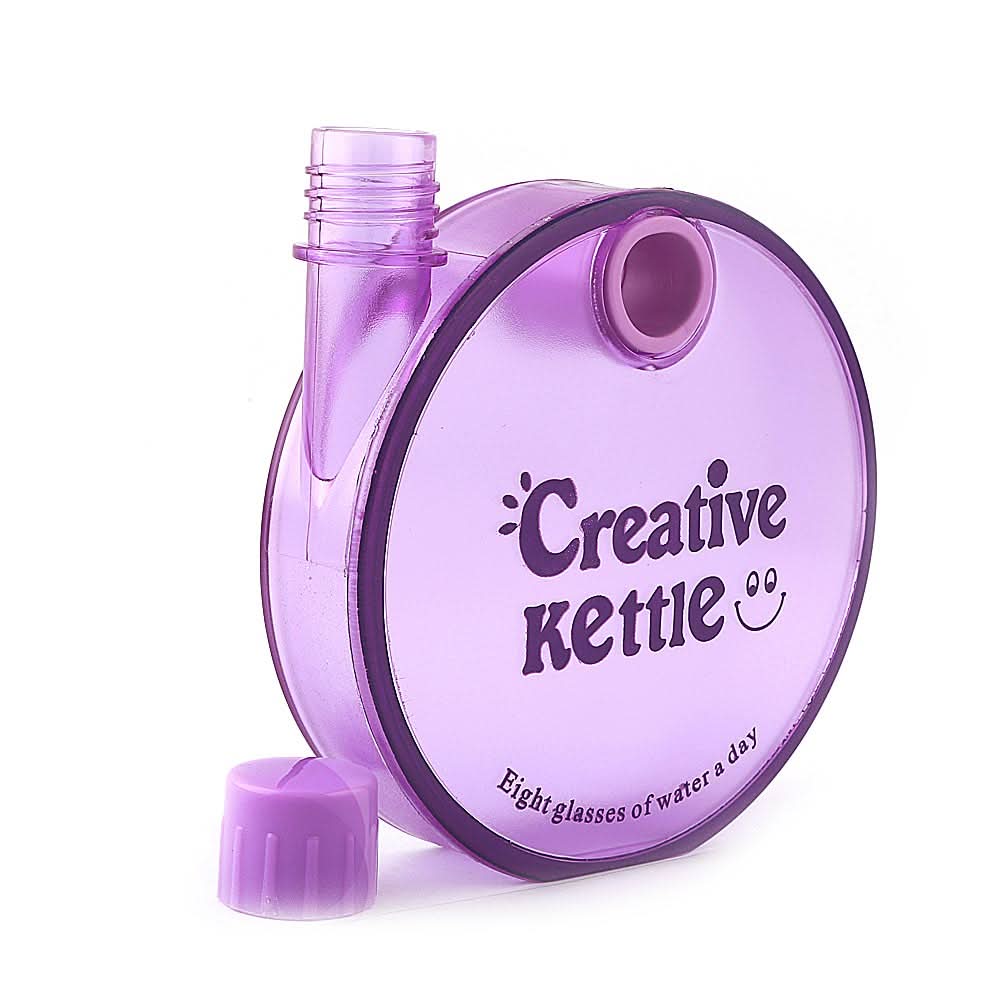 Notebook Water Bottle 350 ml - Purple, Home & Decor, Chase Value, Chase Value