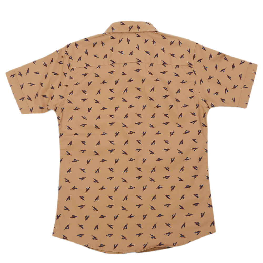 Boys Eminent Casual Half Sleeves Shirt - Brown, Boys Shirts, Eminent, Chase Value