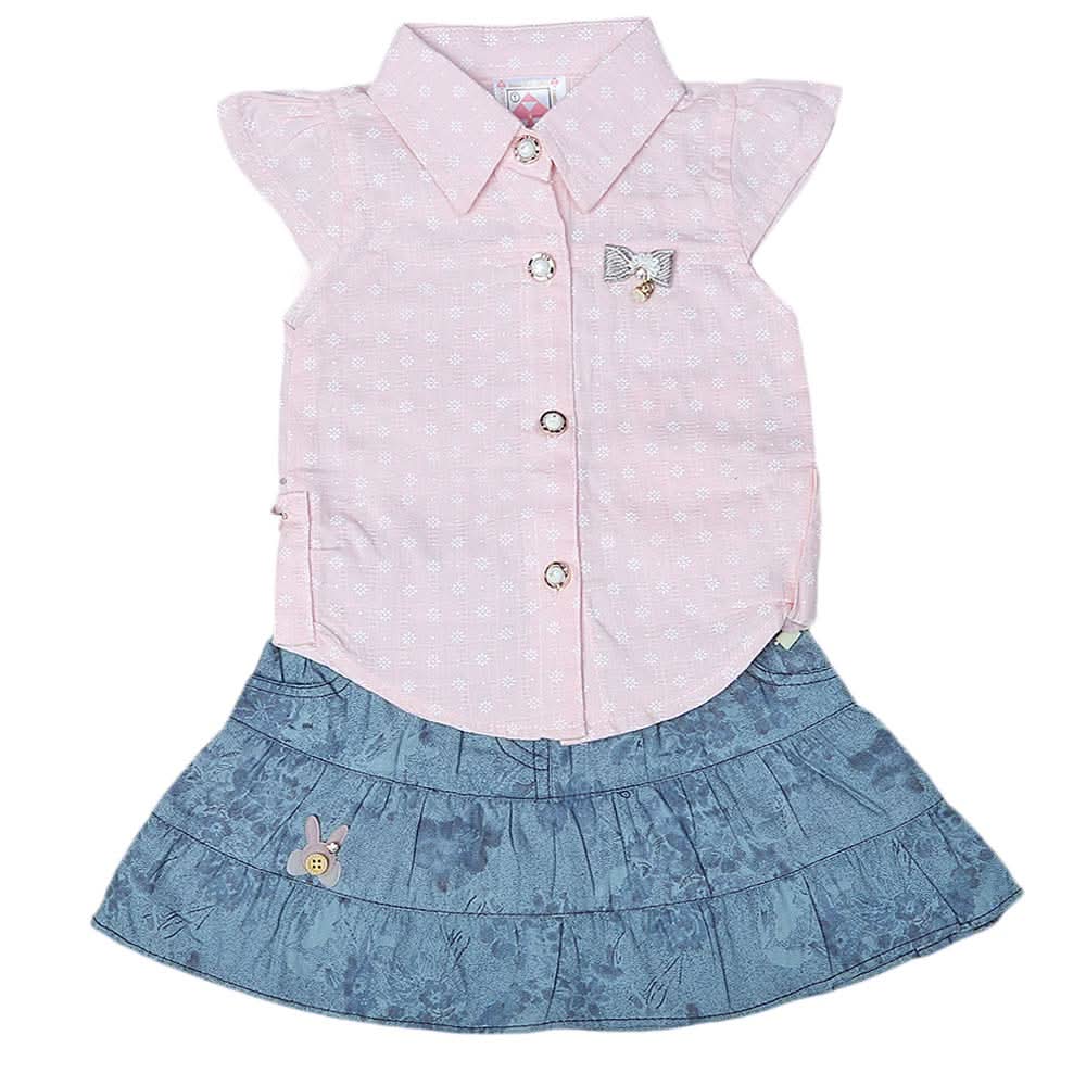 Newborn Girls 2pcs Suit - L-pink, Kids, NB Girls Sets And Suits, Chase Value, Chase Value