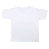 Boys Half Sleeves T-Shirt  - White, Kids, Boys T-Shirts, Chase Value, Chase Value