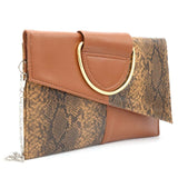 Women's Clutch K-2089 - Brown, Women, Clutches, Chase Value, Chase Value