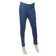 Women's Denim Jagging Pant - Blue, Women, Pants & Tights, Chase Value, Chase Value