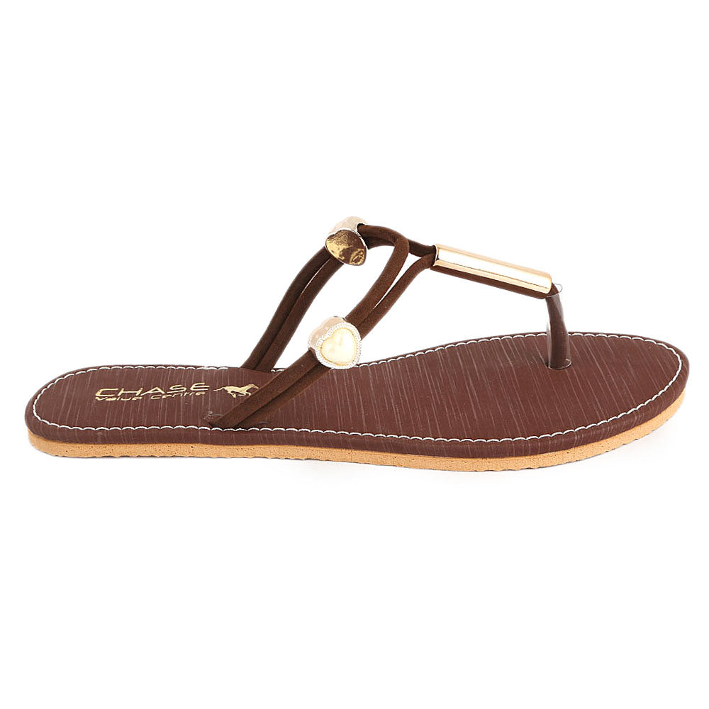 Women's Slipper (SA-013) - Brown - test-store-for-chase-value