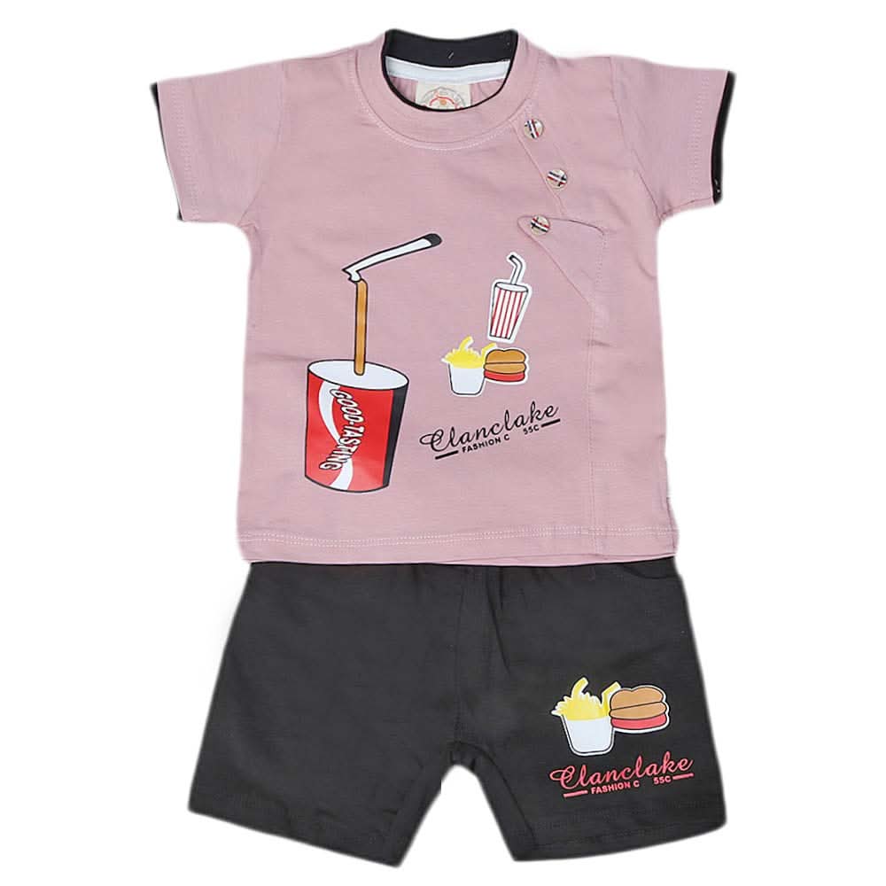 Newborn boys 2pcs Suit - T-Pink, Kids, NB Boys Sets And Suits, Chase Value, Chase Value