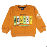 Boys Terry Sweat Shirt - Mustard, Boys Hoodies & Sweat Shirts, Chase Value, Chase Value