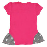 Girls Half Sleeves T-Shirt - Pink, Kids, Girls T-Shirts, Chase Value, Chase Value