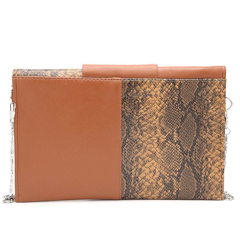 Women's Clutch K-2089 - Brown, Women, Clutches, Chase Value, Chase Value