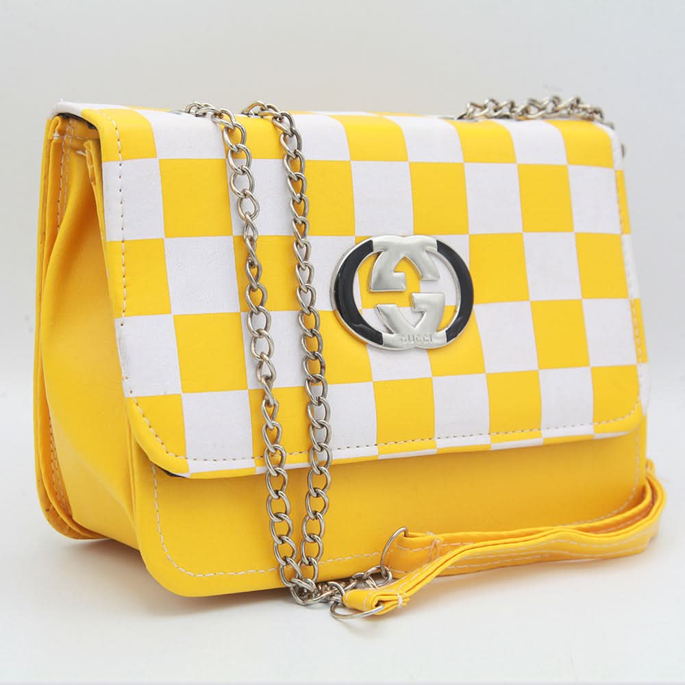 Women's Shoulder Bag (3125) - Yellow, Women, Bags, Chase Value, Chase Value