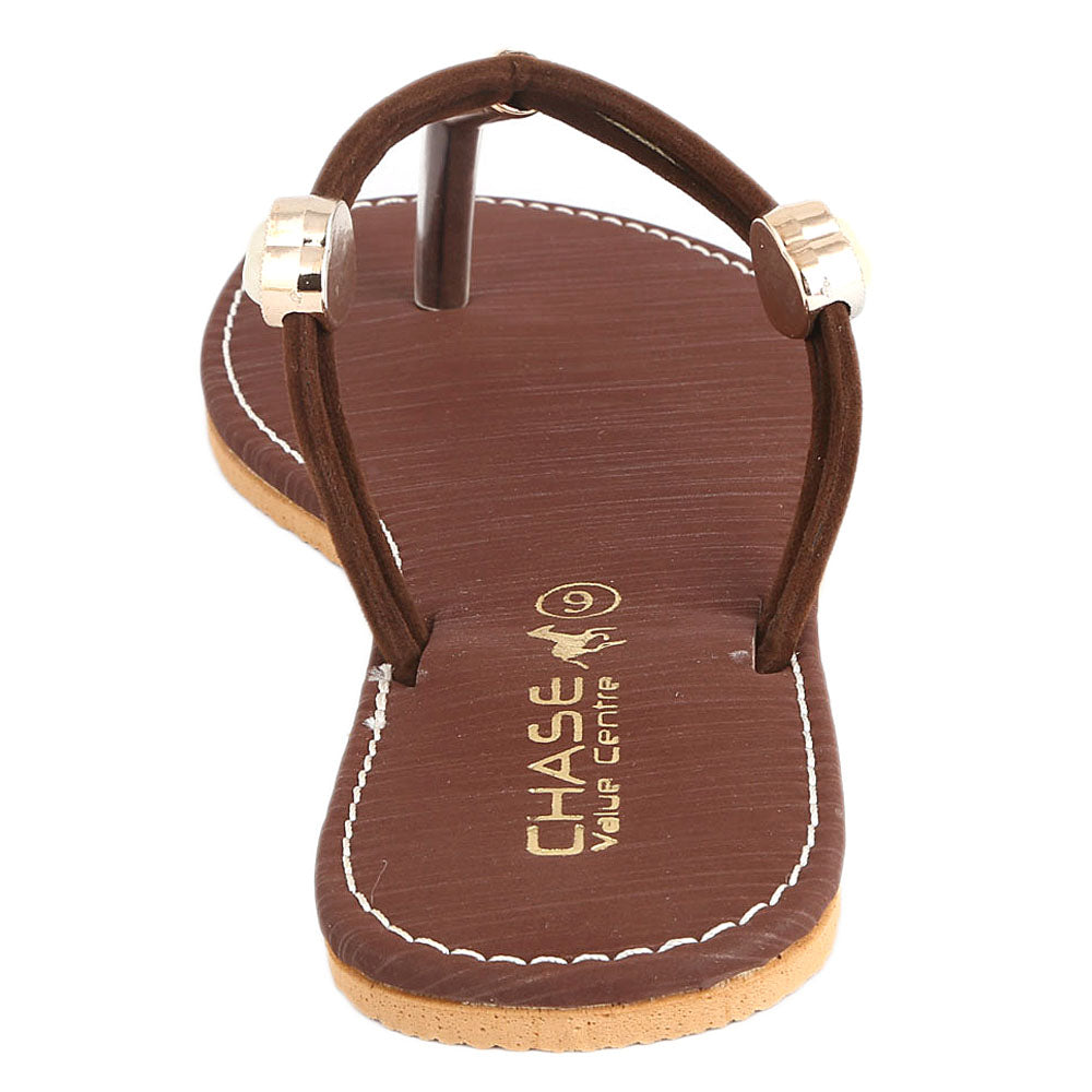 Women's Slipper (SA-013) - Brown - test-store-for-chase-value