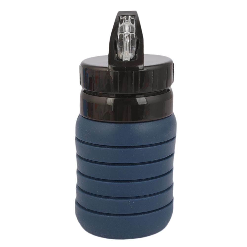 Silicone Water Bottle 700 ML - Navy Blue, Home & Lifestyle, Glassware & Drinkware, Chase Value, Chase Value