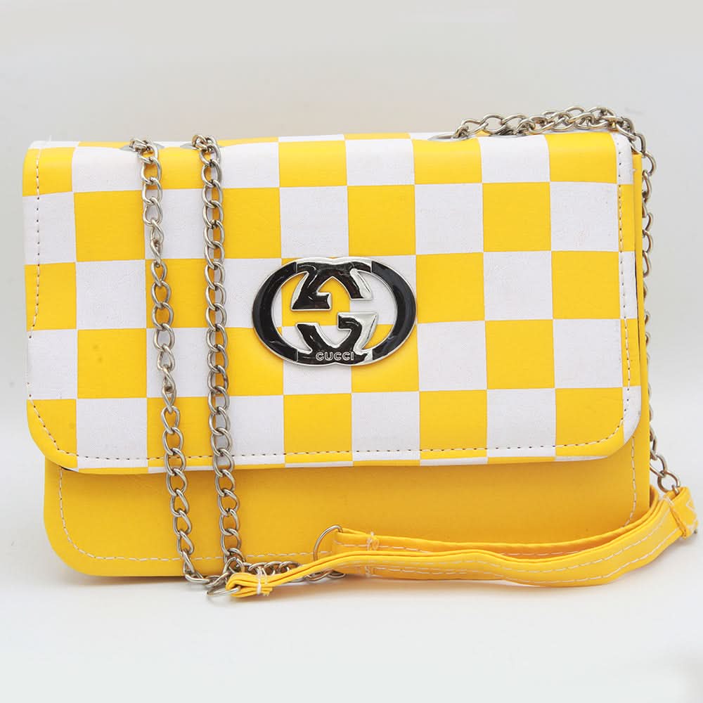 Women's Shoulder Bag (3125) - Yellow, Women, Bags, Chase Value, Chase Value