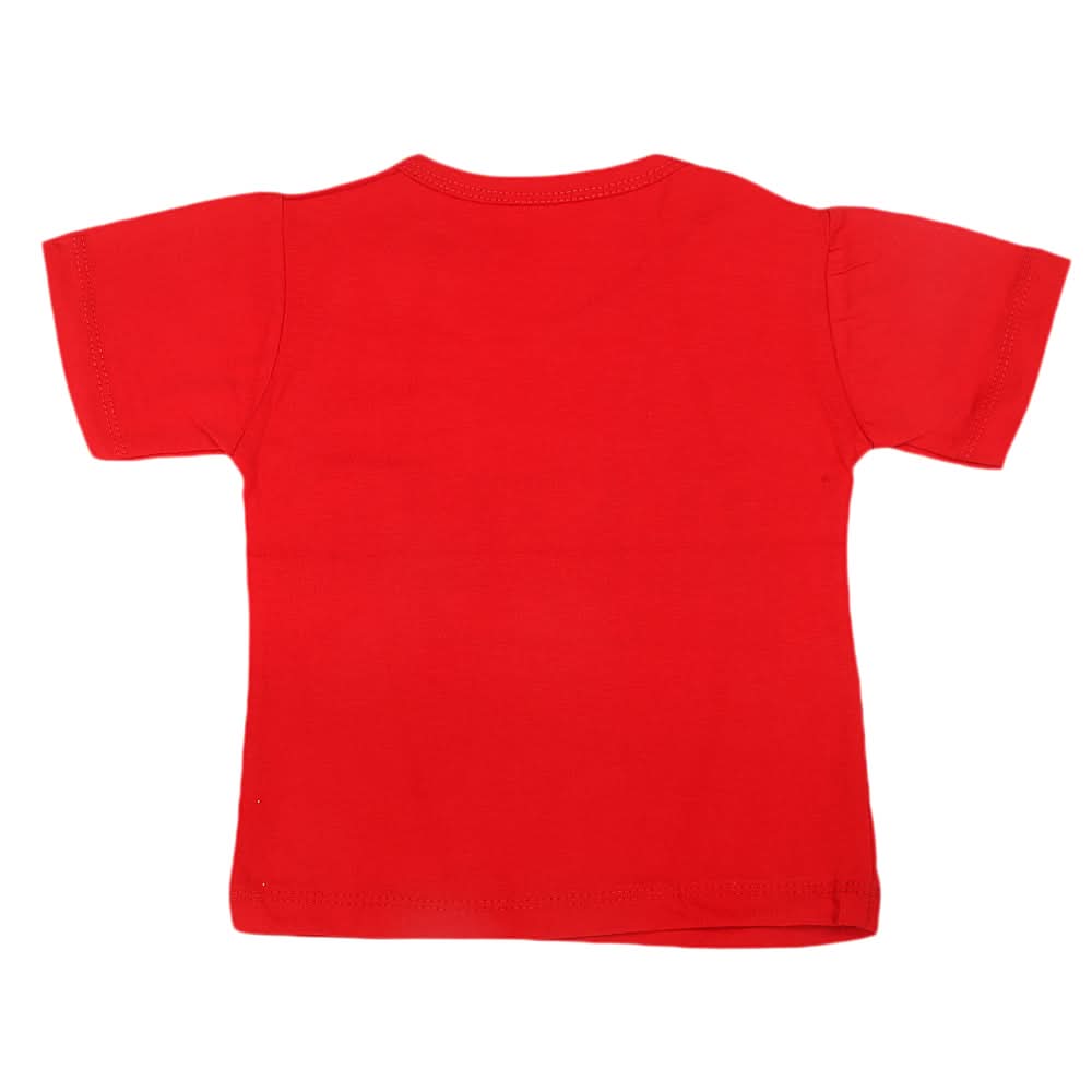 Boys Half Sleeves T-Shirt  - Red, Kids, Boys T-Shirts, Chase Value, Chase Value