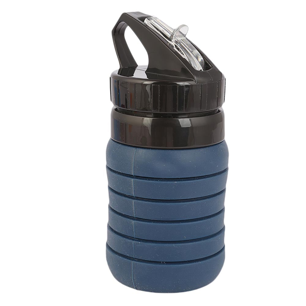 Silicone Water Bottle 700 ML - Navy Blue, Home & Lifestyle, Glassware & Drinkware, Chase Value, Chase Value