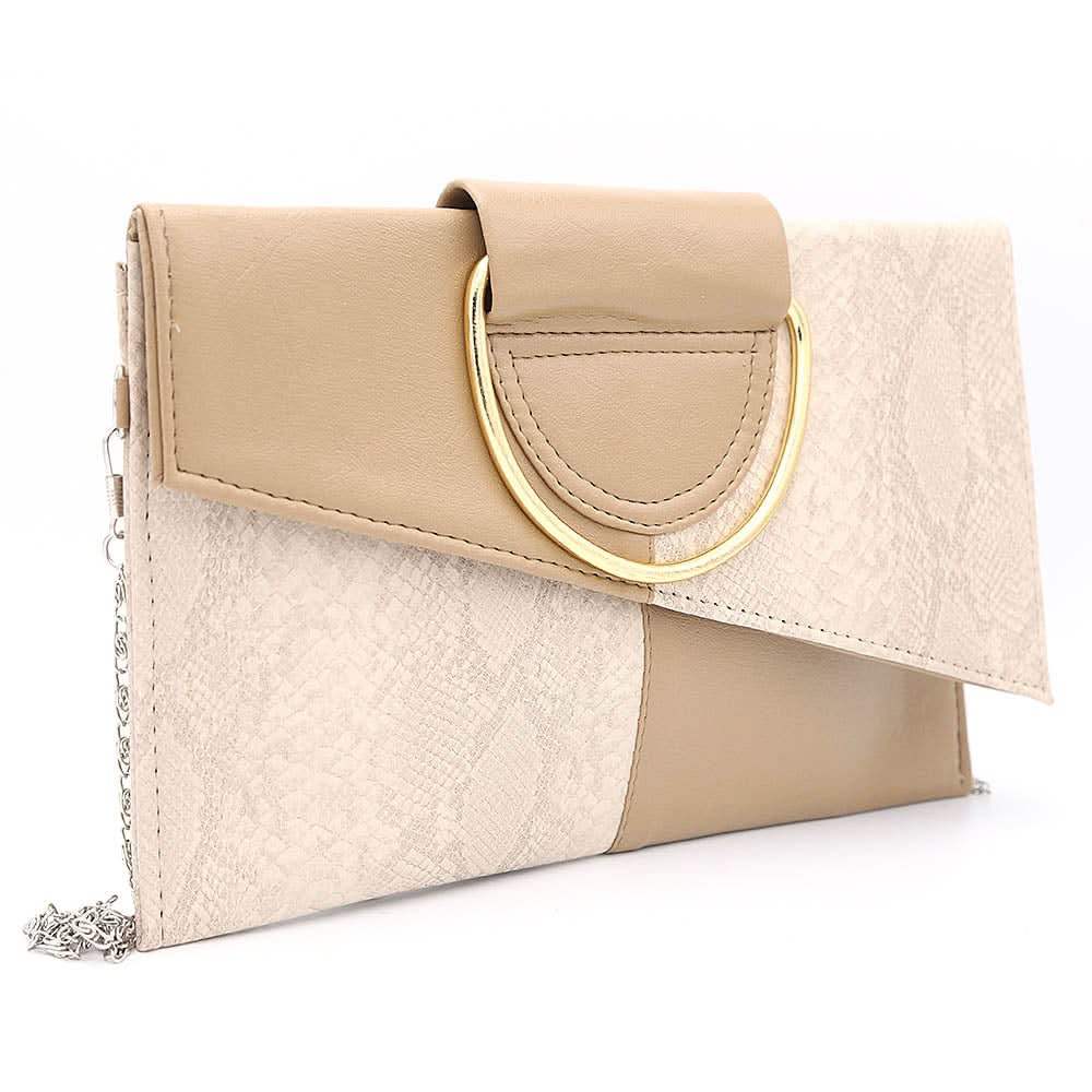 Women's Clutch K-2089 - Beige, Women, Clutches, Chase Value, Chase Value