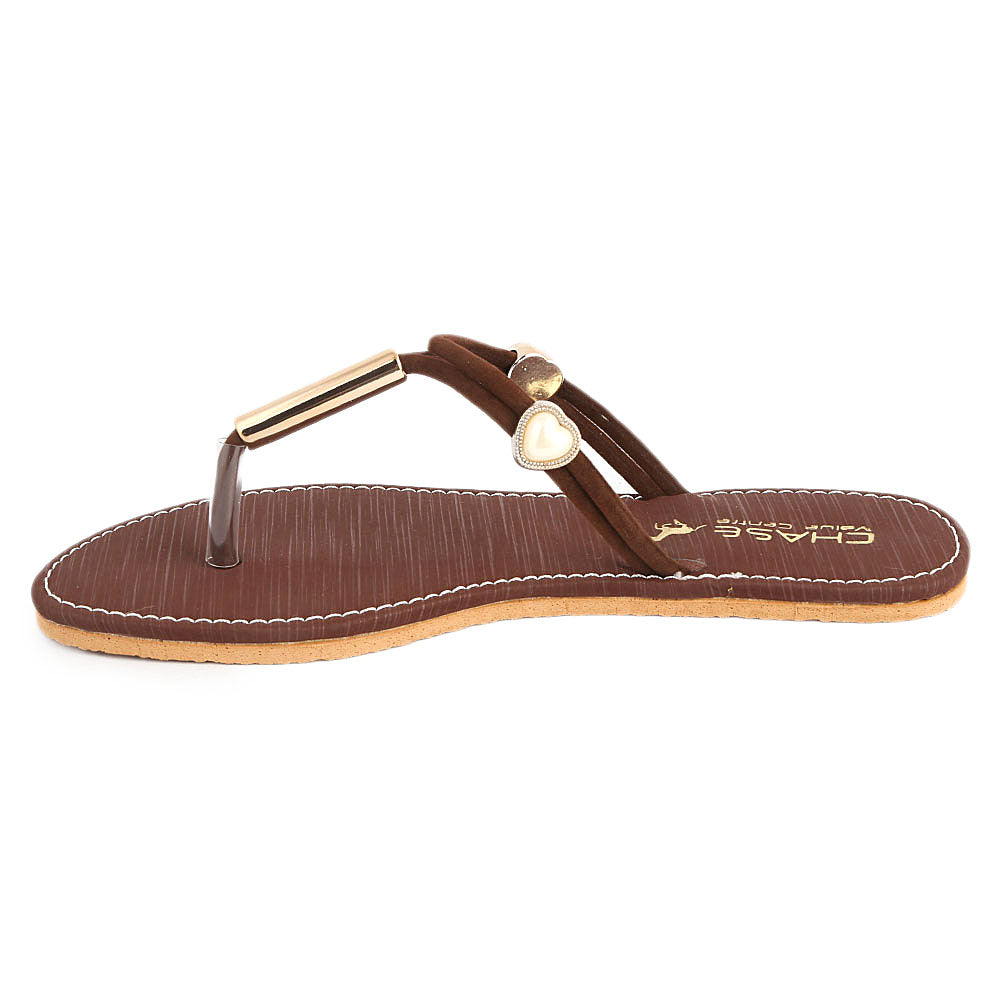 Women's Slipper (SA-013) - Brown - test-store-for-chase-value