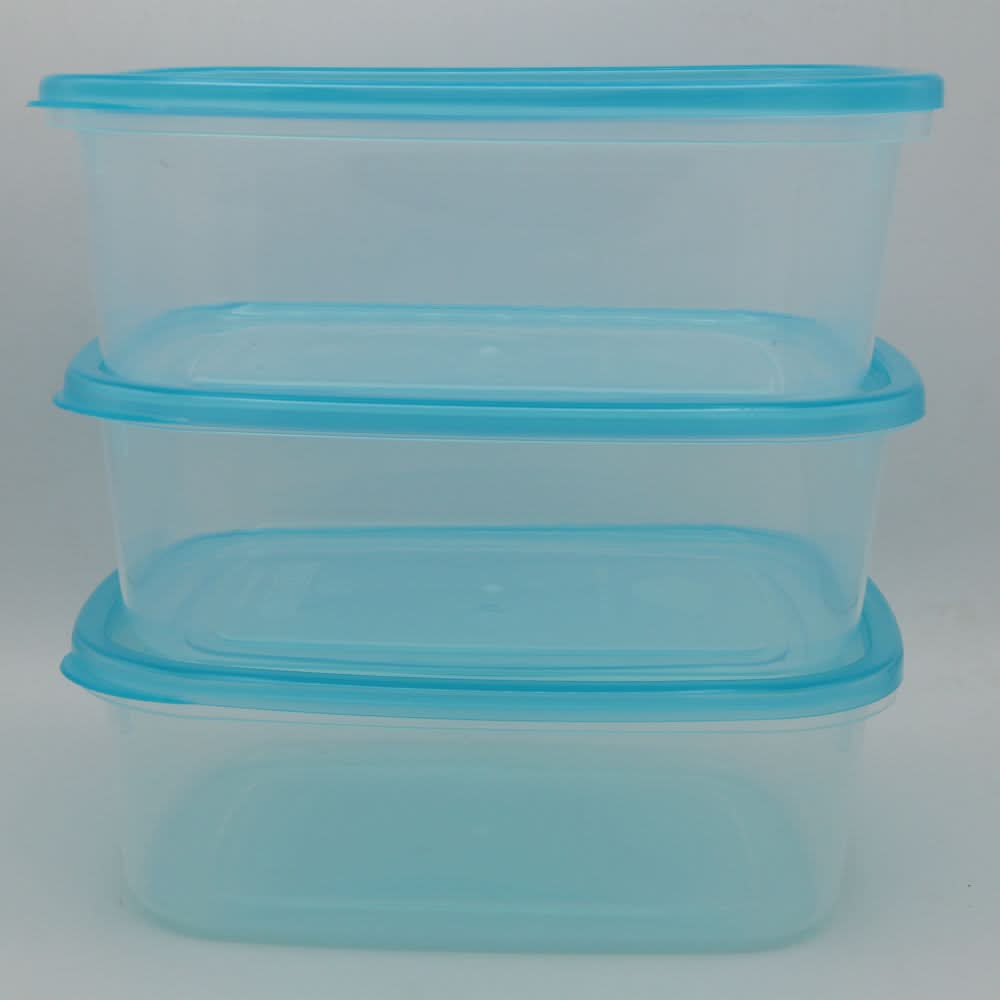 Multipurpose Storage Box 3 Pcs Large 1750 ml - Sea Green, Home & Lifestyle, Storage Boxes, Chase Value, Chase Value