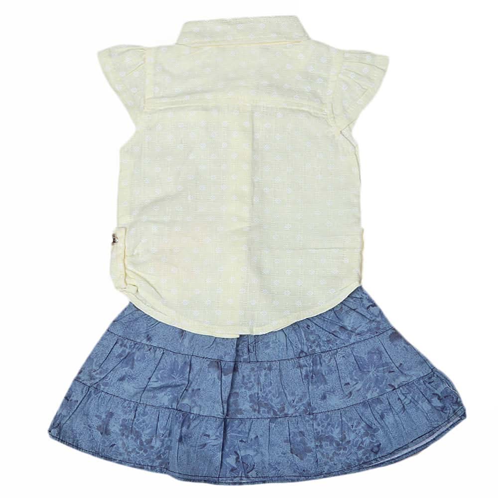 Newborn Girls 2pcs Suit - Yellow, Kids, NB Girls Sets And Suits, Chase Value, Chase Value