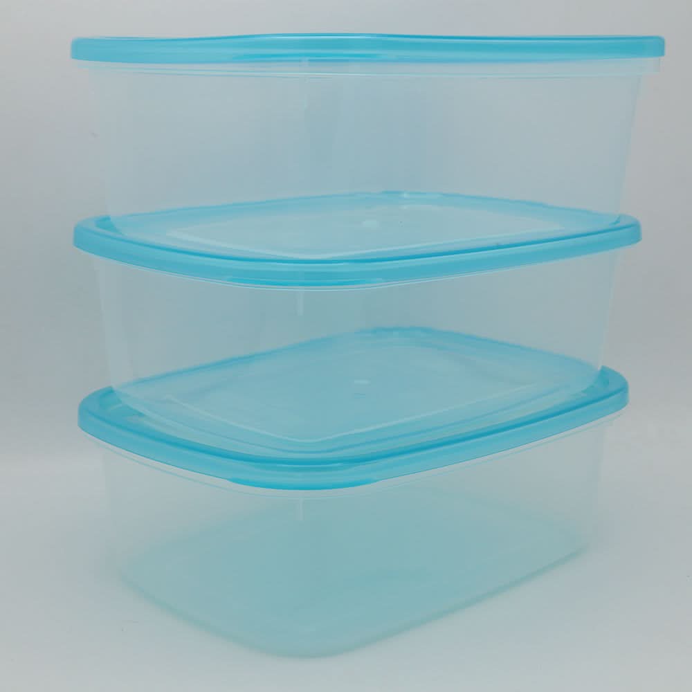 Multipurpose Storage Box 3 Pcs Large 1750 ml - Sea Green, Home & Lifestyle, Storage Boxes, Chase Value, Chase Value