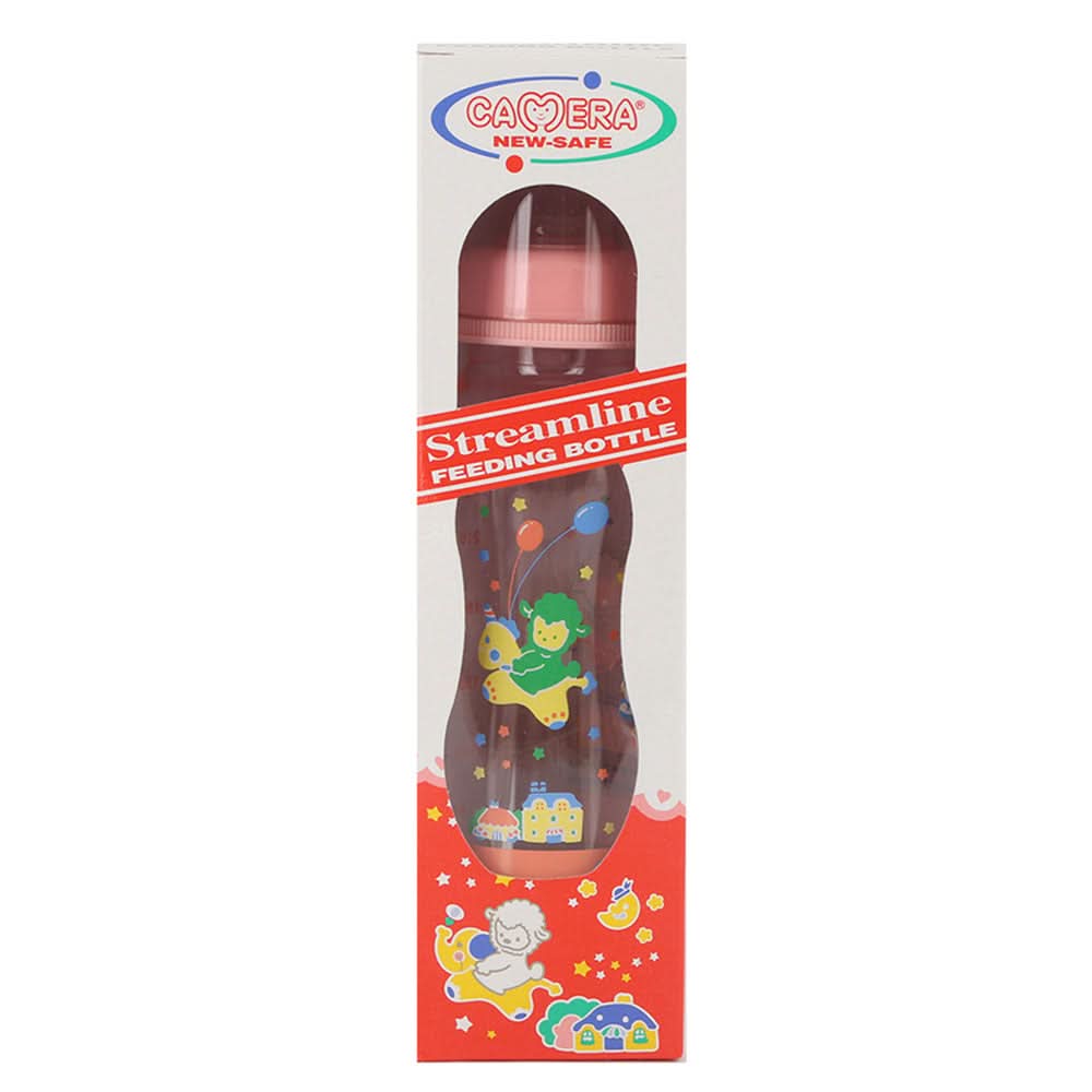 Camera Baby Streamline Feeding Bottle 240ml/8oz - Pink, Kids, Feeding Supplies, Chase Value, Chase Value