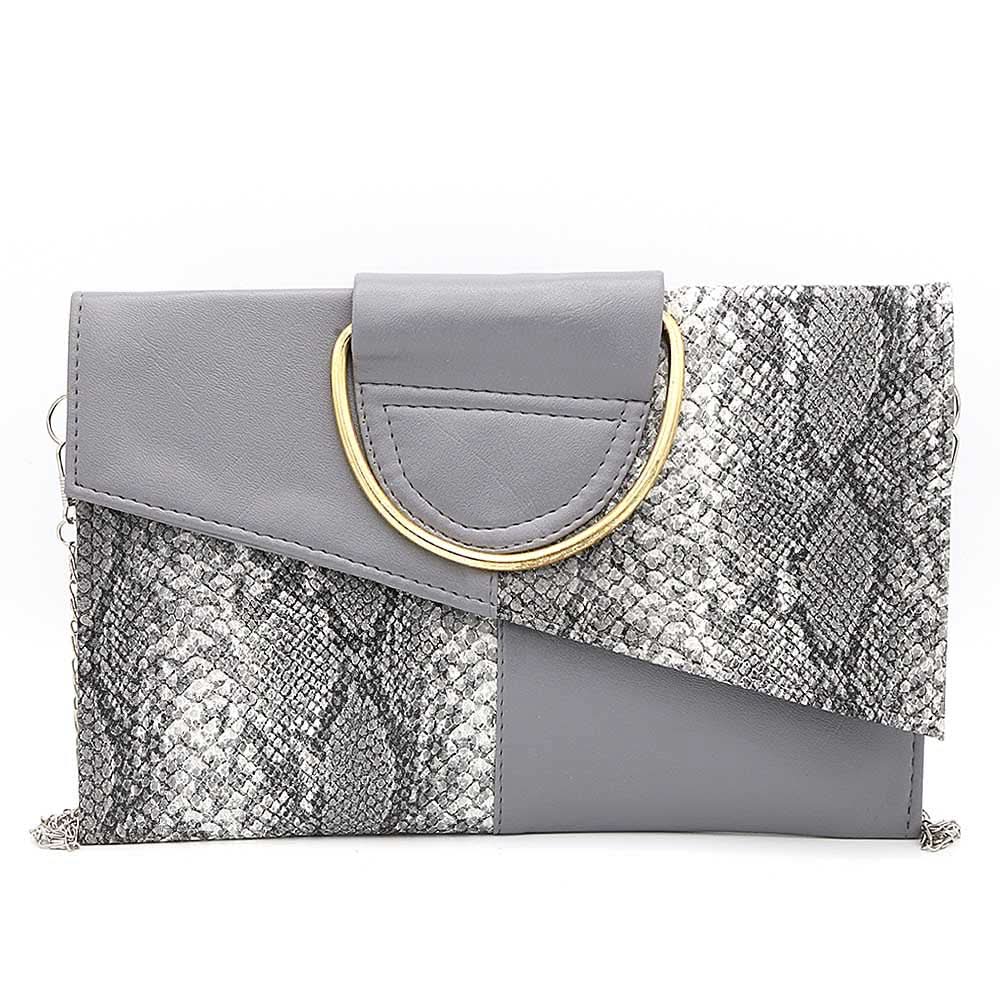 Women's Clutch K-2089 - Grey, Women, Clutches, Chase Value, Chase Value