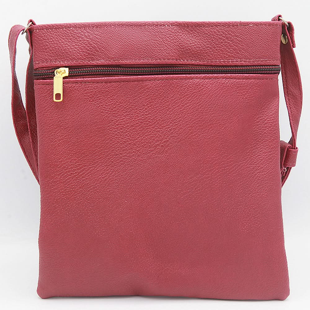 Women's Shoulder Bag 7541 - Maroon, Women, Bags, Chase Value, Chase Value
