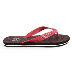 Quick Surf Men's Slippers QUI-1898 - MAROON, Men, Slippers, Chase Value, Chase Value