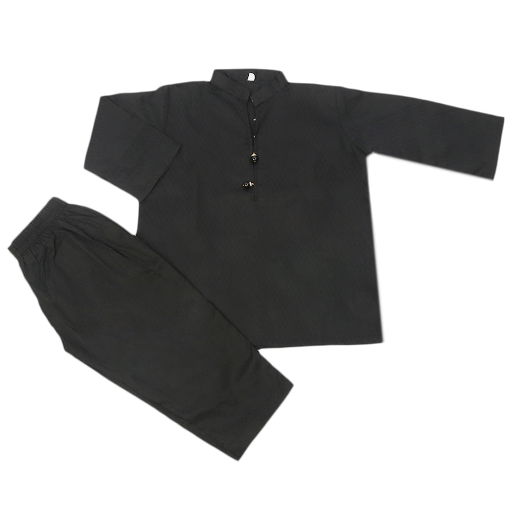 Girls 2 Pcs Shalwar Suit - Black, Girls Shalwar Kameez, Chase Value, Chase Value