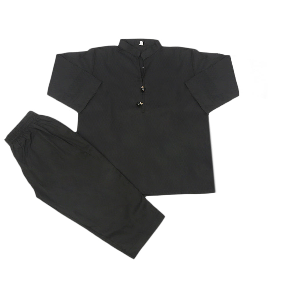 Girls 2 Pcs Shalwar Suit - Black, Girls Shalwar Kameez, Chase Value, Chase Value