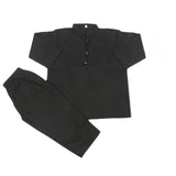 Girls 2 Pcs Shalwar Suit - Black, Girls Shalwar Kameez, Chase Value, Chase Value