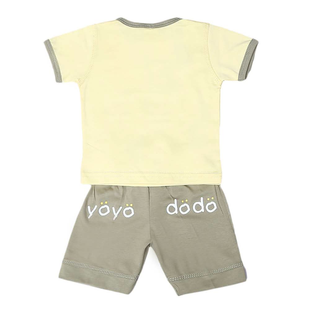 Newborn boys 2pcs Suit - Yellow, Kids, NB Boys Sets And Suits, Chase Value, Chase Value