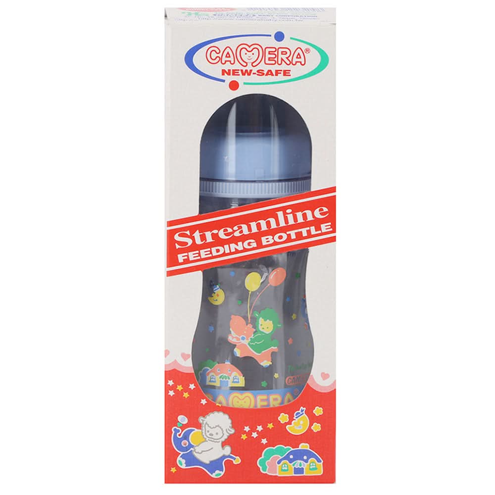 Camera Baby Streamline Feeding Bottle 140ml/5oz - Blue, Kids, Feeding Supplies, Chase Value, Chase Value