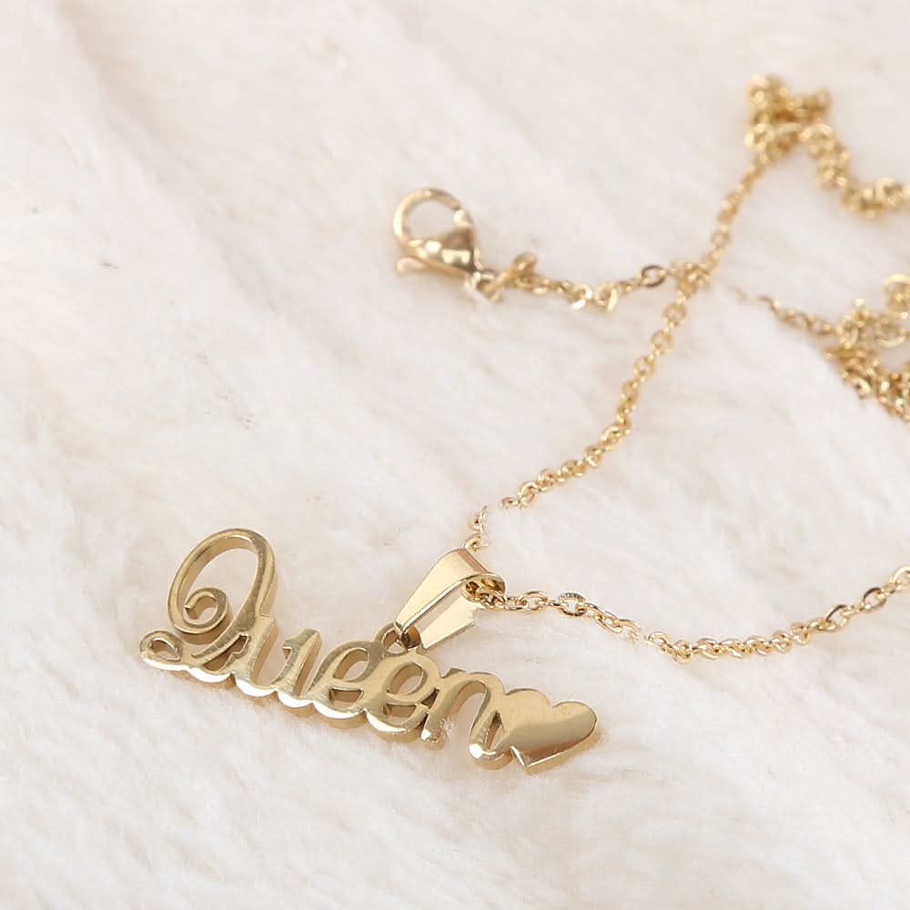 Name Locket Chain - Golden - (Queen), Women, Chains & Lockets, Chase Value, Chase Value