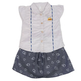 Girls Skirt Suit - Grey, Kids, Girls Sets And Suits, Chase Value, Chase Value