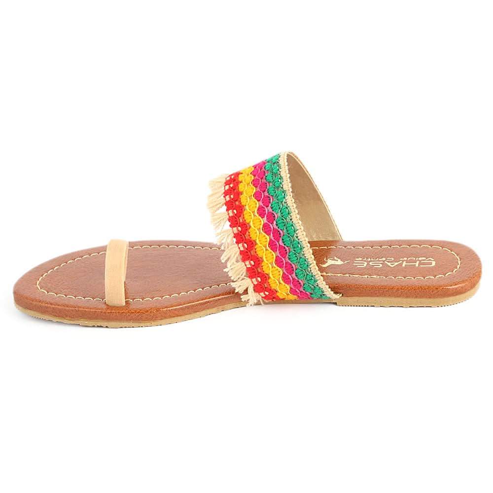 Women's Embroidery Slipper (SA-011) - Fawn - test-store-for-chase-value