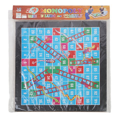 Wooden Tray Monopoly, Snake & Ladder 2 In 1 - Multi, Kids, Board Games And Puzzles, Chase Value, Chase Value
