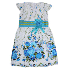 Girls Cotton Frock - Blue, Kids, Girls Frocks, Chase Value, Chase Value