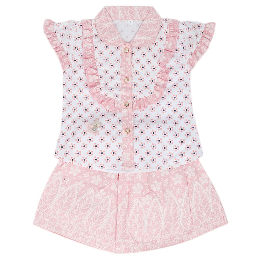 Girls Skirt Suit - Pink, Kids, Girls Sets And Suits, Chase Value, Chase Value